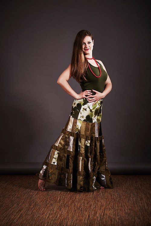 Patchworková sukně Beatrix Olivie — foto 2