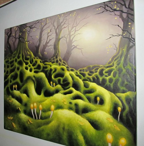 Kořeny - olejomalba 50 x 60 cm — foto 3