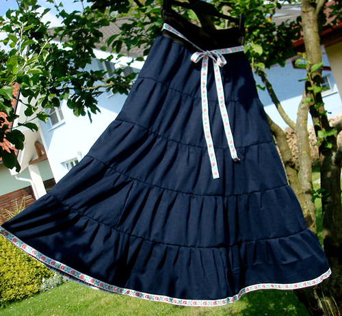 Blue night long skirt — foto 2
