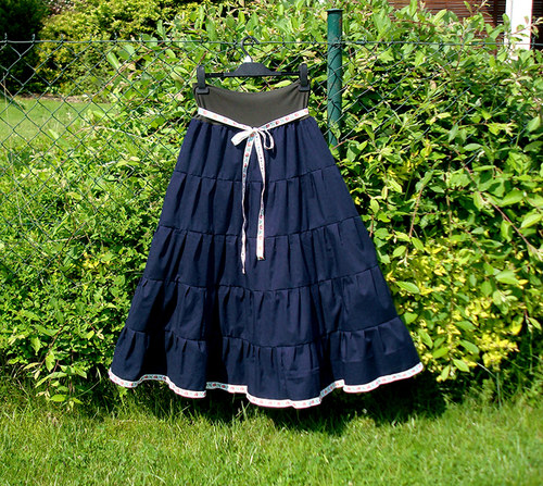 Blue night long skirt — foto 3