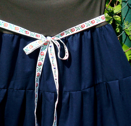 Blue night long skirt — foto 5