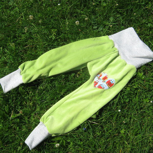 Rostoucí tepláčky pro BKM - 5-24m zelené — foto 2