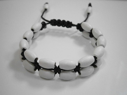 Náramek Shamballa bílý — foto 2