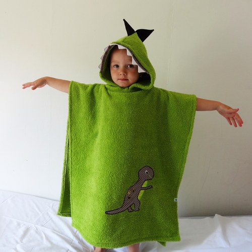 Froté pončo dino 70 cm — foto 2