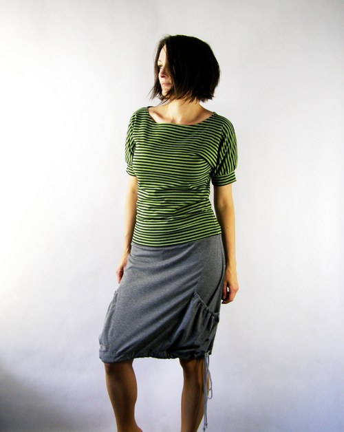 Šedá sukně — foto 2