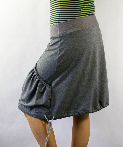 Šedá sukně — foto 3