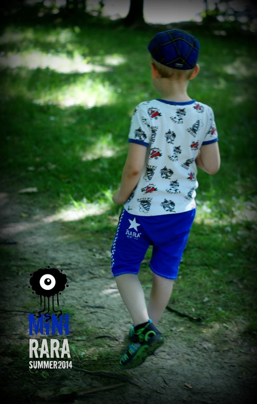 RARA - kraťasy PIRATE modré krátké — foto 2