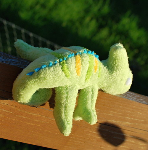 Plyšový chameleon — foto 4
