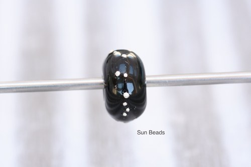 Big hole bead - Se stříbrem — foto 2