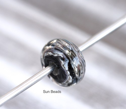 Big hole bead - Melír se stříbrem — foto 2