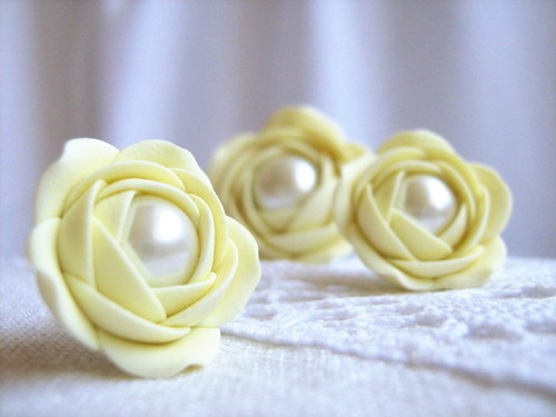 Vanilla lace, sada náušnice a prsten — foto 5