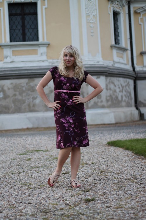 Šatičky letní fialové — foto 4
