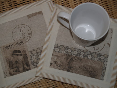 Prostírání pod hrníček - Vintage — foto 2