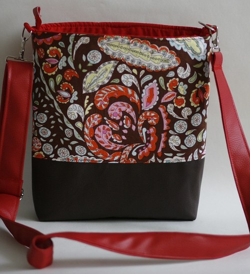 Kabelička - Paisley Marron — foto 2