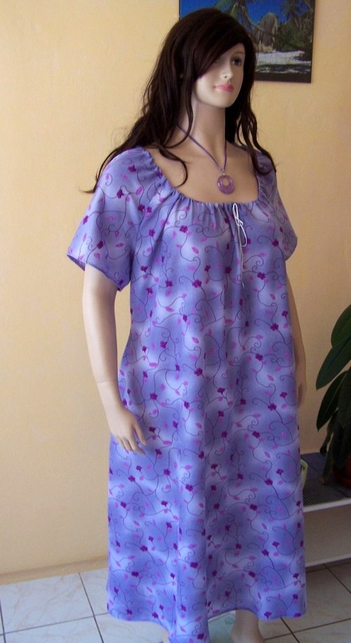 Maxi šaty ,,Purple Flowers" — foto 5