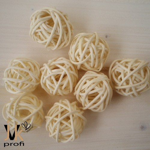 Pedig koule - bílá 3 cm — foto 2