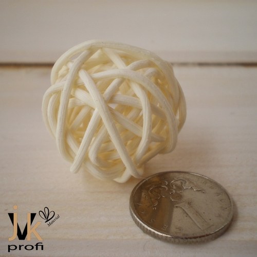 Pedig koule - bílá 3 cm — foto 4
