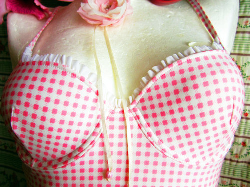 Plavky vintage look — foto 3