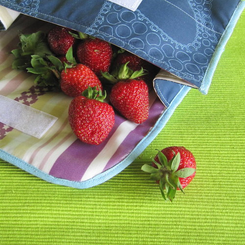 SNACKBAG s uchem- modrý — foto 3
