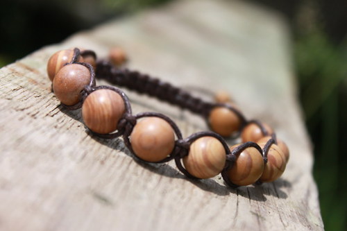 Náramek makramé/shamballa — foto 2