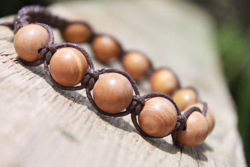 Náramek makramé/shamballa — foto 3
