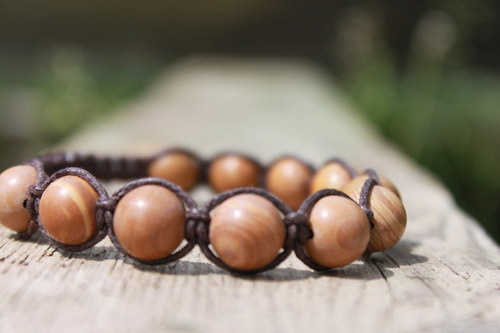 Náramek makramé/shamballa — foto 4