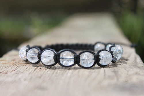Náramek makramé/shamballa — foto 3