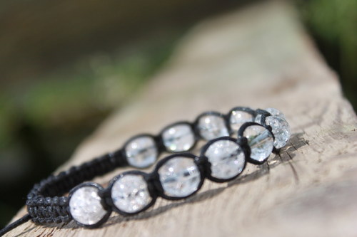 Náramek makramé/shamballa — foto 4