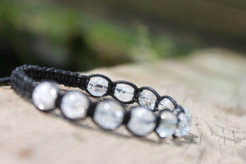 Náramek makramé/shamballa — foto 5