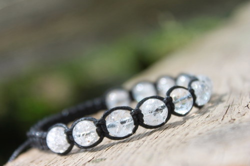 Náramek makramé/shamballa — foto 6