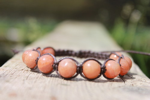 Náramek makramé/shamballa — foto 2
