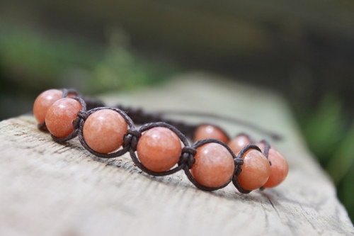 Náramek makramé/shamballa — foto 4