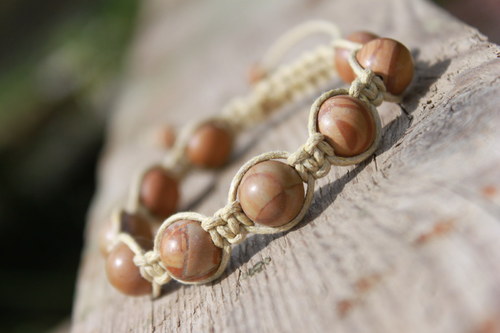 Náramek makramé/shamballa — foto 3