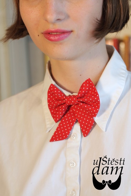 Brožka "Red Polka Dots" — foto 3
