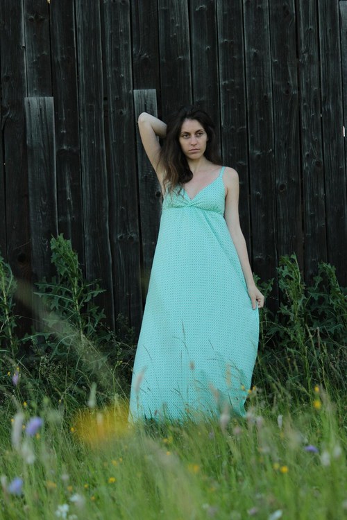 Maxišaty Aqua drops — foto 3