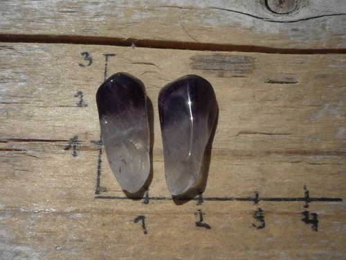 2 x ametyst dvoubarevný B668 — foto 3