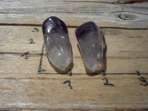 2 x ametyst dvoubarevný B668 — foto 4