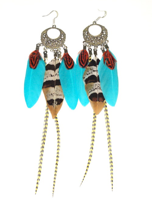 Indian Turquoise Earrings — foto 3