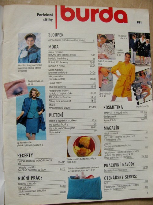 Burda světová móda 2/1991 — foto 2