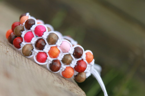 Náramek trojitý / Triple shamballa — foto 3