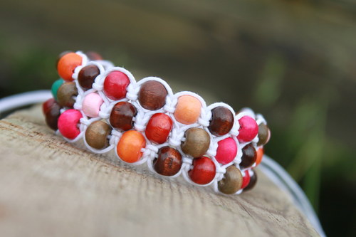 Náramek trojitý / Triple shamballa — foto 5