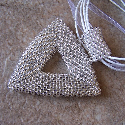 Přívěsek - 3D trojúhelník — foto 3