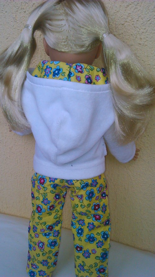 Annabell 42cm - mikina bílá — foto 2