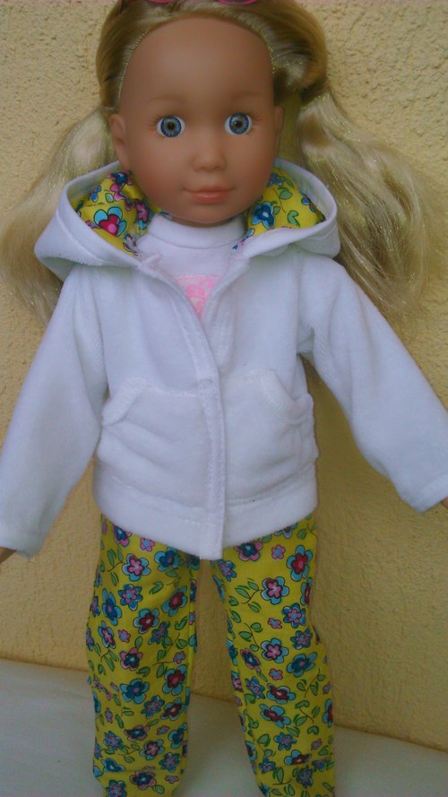 Annabell 42cm - mikina bílá — foto 3