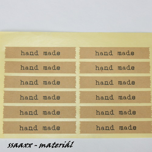 Samolepky hand made, 12 ks — foto 3