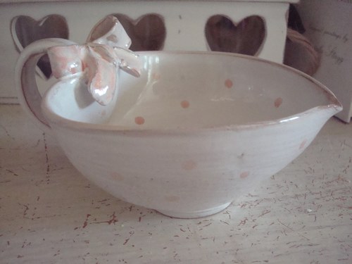 Omáčník Rosa Ile de Bourbon stuhy a puntíky — foto 2