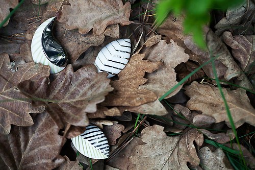Leaves (porcelánové brože) — foto 3