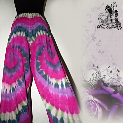 Kalhoty, Lehounké Planďáky " Violet Spirales" — foto 5