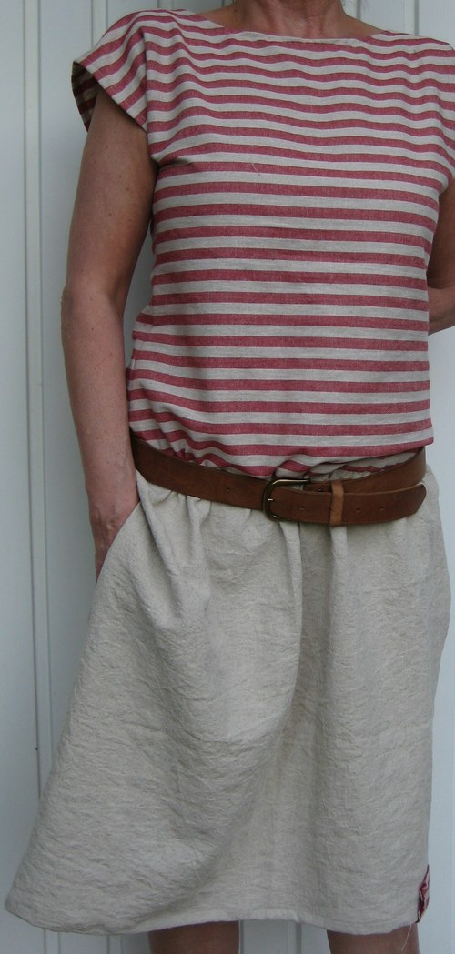 Lněné šaty — foto 3