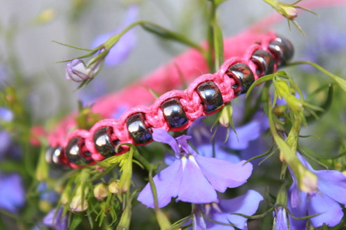 Náramek shamballa/makramé — foto 2